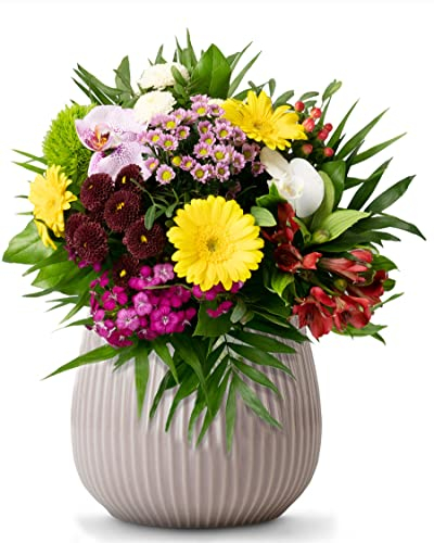 Flora Trans Blumenstrauss - Blumenversand mit Grußkarte - Frischblumen vom Floristen - Blumen bester Qualität - Blumengeschenk globale Flora Lieferung in 1-2 Werktage