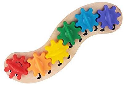 Sharplace Montessori Spielzeug ab 1 2 3 Jahren Holzspielzeug Montessori DIY Zubehör Activity Board Lernspielzeug Geschenke für Kleinkinder Jungen und Mädchen