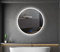 ChiliTec Badspiegel mit LED Beleuchtung 50cm Rund - Badezimmerspiegel Touchschalter 230V 1400lm Licht 4000k / Neutralweiß