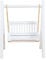1/12 Miniature Porch Swing Dollhouse Garden Swing Wooden Swing for Dolls Wooden Doll Swings Dollhouse Outdoor Furniture Accessories
