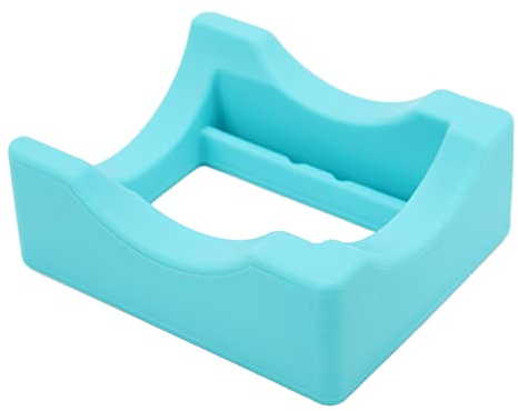 Asixxsix Silikon-Tassenhalter, rutschfeste Tassenhalterung zum Basteln, tragbarer Becherhalter zum Basteln, haltbare Silikon-Tassenhalterung, Tassenhalterung mit eingebautem Schlitz (Blau)