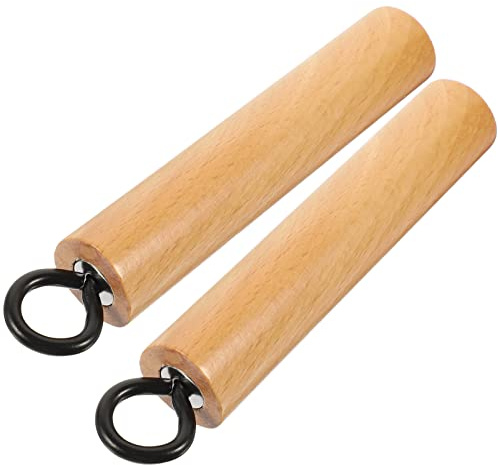 Luxshiny 2pcs Wooden Pot Handle Replacement Ergonomic Design for Comfortable for and Frying Pans Detachable and Space-Saving Storage