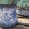 K&L Wall Art Vintage Übertopf Beton Blumentopf Zimmerpflanzen Kübel für Küche Fensterbank Büro Deko (Beton Hoch (M))