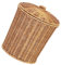PRETYZOOM Cesta Mimbre Con Tapa Con Cesto Ropa Mimbre Basura De Mimbre Portátil Cubo De Baul Mimbre De Plástico Papelera De Mimbre De Almacenamiento Tejida Contenedor Cestos Ratansucia Para Sal