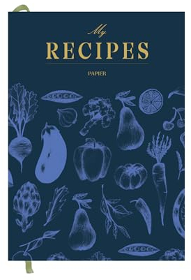 Papier Rezept-Tagebuch - US, 2023, A4, Kochbuch, 192 Seiten, Hardcover, Ernte