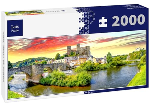 Lais Puzzle Runkel, Hessen, Deutschland 2000 Teile Panorama