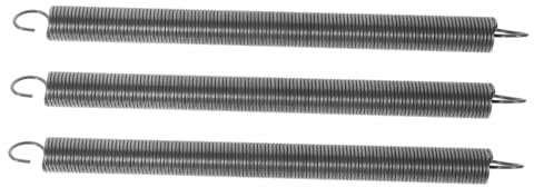 Homoyoyo 3pcs Attic Ladder Spring Replacement Ladder Spring Steel Spring Heavy Duty Attic Ladder Spring Part Compatible
