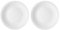 ACAN Tradineur - Pack de 2 Platos Modelo Elba Hondo - 24 cm - Material Resistente - Apto para lavavajillas y microondas - Ideal para el hogar, cocina y hosteleria.