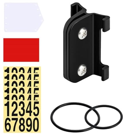 Racing Number Plate | Mountain Number Holder Mount for Cycling | Double Screw Fixed Racing Number Holder for Mountain Bikes, Road Bikes, City Bikes