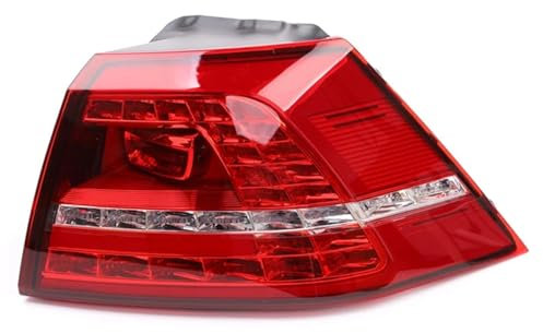 WuYyyyy Auto Rücklicht Für VW Golf 7 2013-2017 Auto außerhalb Rücklicht Blinker Bremsleuchte,Auto Heck Rücklampe.,D-R Outside