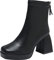 Stivali Estivi Donna Traforati Morbidi Stivaletto Donna Basso Stivali Donna con Tacco Coperto Stivali Donna Moto Enduro Stivali Donna Pelle Lucida Stivali Texani Donna Estivi con Tacco Alto