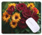 Mauspad Klein 250 X 210 mm Mousepad, Rose Sonnenblume Mauspad, VerschleißFeste NäHte, rutschfeste Gummibasis Gaming Mauspad, Wassxerdicht Schreibtischunterlage für Pc,Laptop,Home, Office T-7972