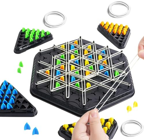 Juego De Ajedrez Triangular En Cadena, Juego De Ajedrez En Cadena Geométrica, Juego De Estrategia Interactivo para Niños, Juego De Mesa De Ajedrez Triangular, Juego De Fiestas Familiares para Niños