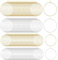 VIDSTW 200 Stück Creolen Ohrringhaken, Edelstahl Selber Machen Set, 20/30mm Ohrringe Zum Selber Machen, Weinglas Charms Ringe Ohrringe Basteln, Rohlinge Für Frauen Basteln Zubehör