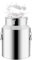Bricco per latte in acciaio inox 201 con coperchio in acciaio inox con guarnizione in silicone per vino, olio, succo e latte