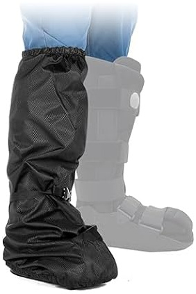 NEPPT Housse de bottes de marche orthopédique pour blessures au pied cassé, couverture médicale pour fracture de la cheville, protection contre la pluie, la neige, la récupération chirurgicale