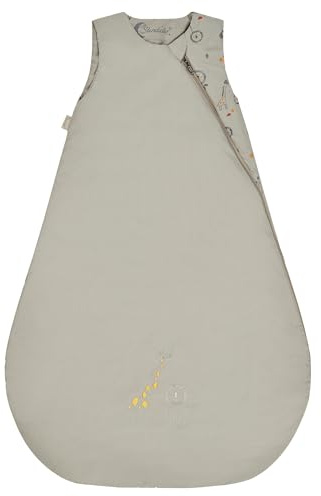 Sterntaler Schlafsack 70cm Giraffe & Löwe – Unifarbenes und gemustertes Polycotton, Hydrocool-Futter – Wattiert, Zwei-Wege-Reißverschluss & Kabelöffnung- 1,50 TOG – Baby und Kleinkind Schlafsack
