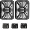 NVARUPC Air Fryer Grill Pan for Ninja Foodi AF500UK 10.4L 7 in 1 AF400UK 9.5L 6 in1 DualZone 2 Drawers Air Fryer, Replacement Air Fryer Crisper Plate Grill Plate Tray Accessories, Dishwasher Safe