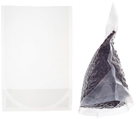 Vakuumierbeutel 17,5x25 cm mit Standboden - 50 Stück, ideal für das Vakuumieren von Flüssigkeiten und voluminösen Lebensmitteln, für alle Vakuumiergeräte, Mikrowellen- und Sous-Vide geeignet
