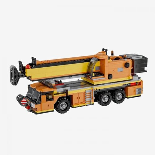 BlueBrixx Play 108791 – Mobiler Baukran aus Klemmbausteinen mit 874 Bauelementen