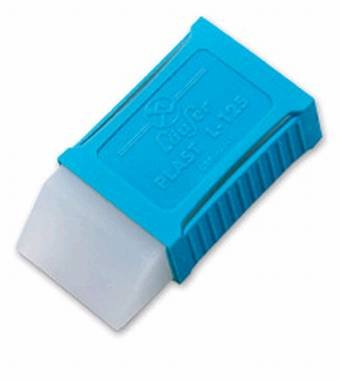 Radierer Kunststoff Läufer-Plast L-125 48x24x11mm, Liefermenge = 20