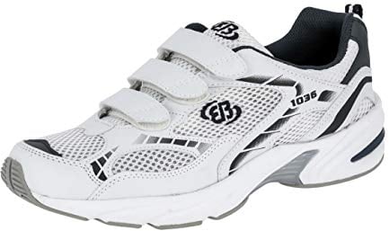 Brütting Herren Force V Fitnessschuhe, Weiß Blau Silber, 43 EU