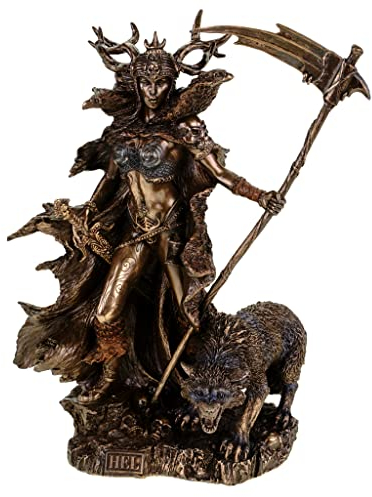 Veronese by Joh. Vogler GmbH Hel nordische Göttin der Unterwelt mit Sichel Sammelfigur Figur Freya Tyr