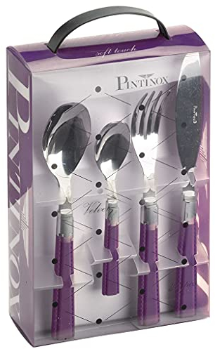 Pintinox Set de couverts 24 pièces Velvet Violet
