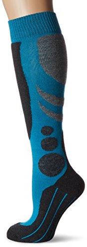 Camano Damen Ski Socke Sportsocken, Türkis (Turquoise 32), 35/38