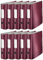 Leitz Qualitäts-Ordner 180° Active Style in gebürsteter Alu-Optik, A4, Runder Rücken, 8,2 cm Breite, Gummibandverschluss (10er Pack, Granat-Rot)
