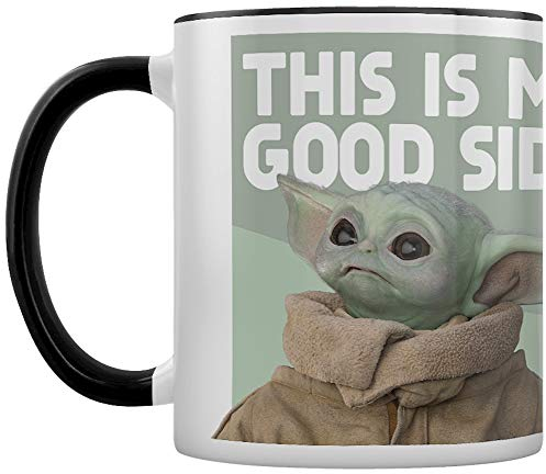 Star Wars: The Mandalorian MGC25850 - Tazza in ceramica da 315 ml, colore: Bianco