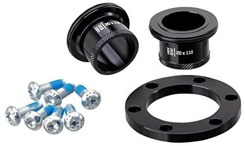 Spank Conversion Kit Nabe vorne Hex 20x110 Zubehör MTB Erwachsene Unisex Schwarz