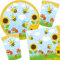 Carpeta 37-TLG. Party-Set * SÜSSE Bienen * mit Teller, Becher, Servietten und Deko für Kindergeburtstag und Mottoparty | Kinder lieben Diese Bienen zum Geburtstag und Motto-Party
