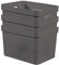 CURVER Infinity Dots - Grey, 3 x 17 Litre