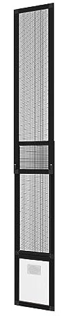 Hakuna Pets Puerta de Patio para Mascotas para Puertas correderas, fácil de Instalar, Inserto de Puerta de Perro con Cierre magnético Seguro, Malla Duradera Resistente a los Rayos UV, Simplemente