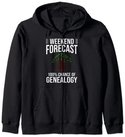 Genealogia Ricerca Albero genealogico Dna Test Storia Antenati Felpa con Cappuccio