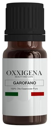 Oxxigena - Olio Essenziale di Garofano (Chiodi) - 30 ml - Made in Italy - Puro al 100%, Naturale, Vegano, Senza OGM - Ideale per Aromaterapia, Miscele da Massaggio