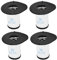 Juego de 4 filtros de repuesto para aspiradora Rowenta Air Force 460 y Air Force Flex 560 RH92xx RH94xx RH94xx Sustituye a ZR009002