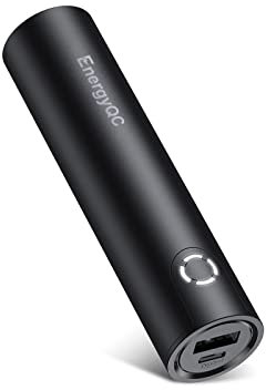 EnergyQC Mini Portable Charger 5000mAh for Mobile Phone Small Power Bank Ultra-Compact External Battery Pack with 2.4A Output Compatible with Xiaomi Huawei Samsung and More
