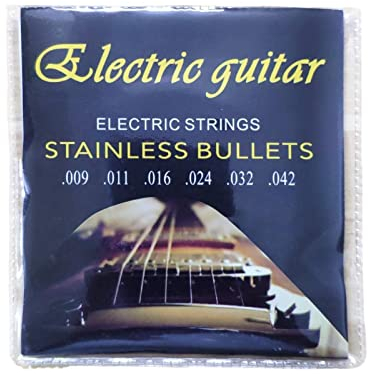 Jomewory E-Gitarrensaiten 1-6 Saiten Set | E-Gitarrensaiten 1-6 Saiten Set - Crunchier, Erhöhter Sustain, Edelstahl E-Gitarrensaiten, Gitarrensaiten E-Gitarre