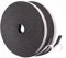 Adhesive Weather Stripping Foam Tape 9mm(W) x 3mm(T) Draught Excluder Tape for Door Window SoundProof Weather Strip Tape Seals for Gap Seal, 2 Rolls Total 10M Long Black