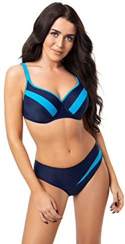 Selente My Secret Costume Donna Mare/Piscina a 2 Pezzi con Ferretti e Coppe differenziate. Made in EU.