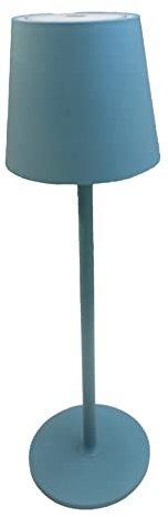 Teramo led Lampada Da Tavolo Led Ricaricabile Touch Luce Calda Naturale Fredda (CELESTE)