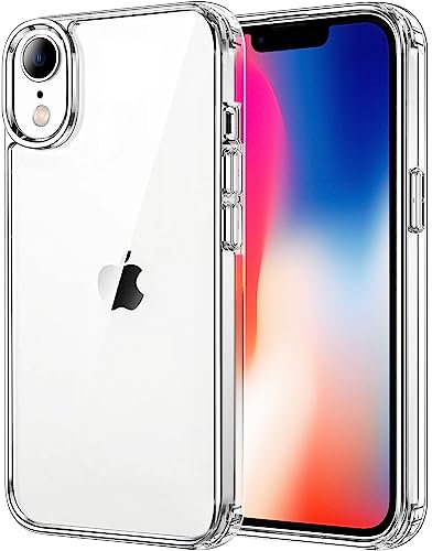 tigratigro Cover per iPhone XR, Anti Ingiallimento,Custodia con Assorbimento degli Urti e Anti-Graffio,Struttura Protettiva Antiscivolo, Classico Stile Cover Trasparente