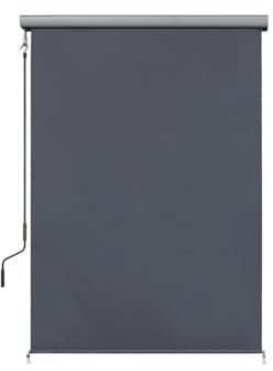 Vente-unique - Toldo Enrollable Opaco con Cofre de Aluminio y Textil Ancho 1,6 x Alt. 2,5 m - PASSOE
