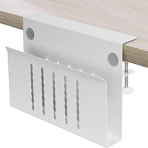 Evzvwruak Schreibtisch-Seitenaufbewahrung, Unter-Schreibtisch-Aufbewahrung, Laptop-Ständer Aus Stahl, Tragfähigkeit 3 Kg, 3 Kg B