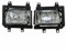 WOZIES Nebelscheinwerfer auto 1 Paar Für BMW E30 318I 325I 325E Nebelscheinwerfer Stoßstangenlicht 63171385945 63171385946