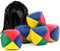PlsMupn 6 Stück Jonglierbälle Set Jonglierbälle Kinder, Ballwurfball Spiele Zirkus Clown Farbige Jonglierbälle Spielbälle Interaktives für Erwachsene Kinder Anfänger