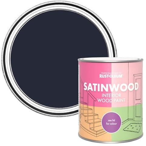 Rust-Oleum Blue Satinwood Interior Wood Paint - Odyssey 750ml