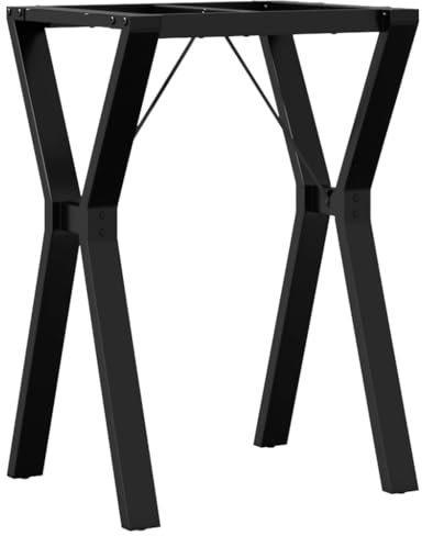vidaXL Tischgestell, Tischbeine Tischkufen Gestell für Esstisch Küchentisch, Tischuntergestell Tischfüße in Y-Form, 50x40x73cm Stahl